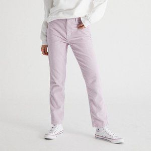 PacSun Lavender Corduroy Mom Jeans Sz 24 High Rise